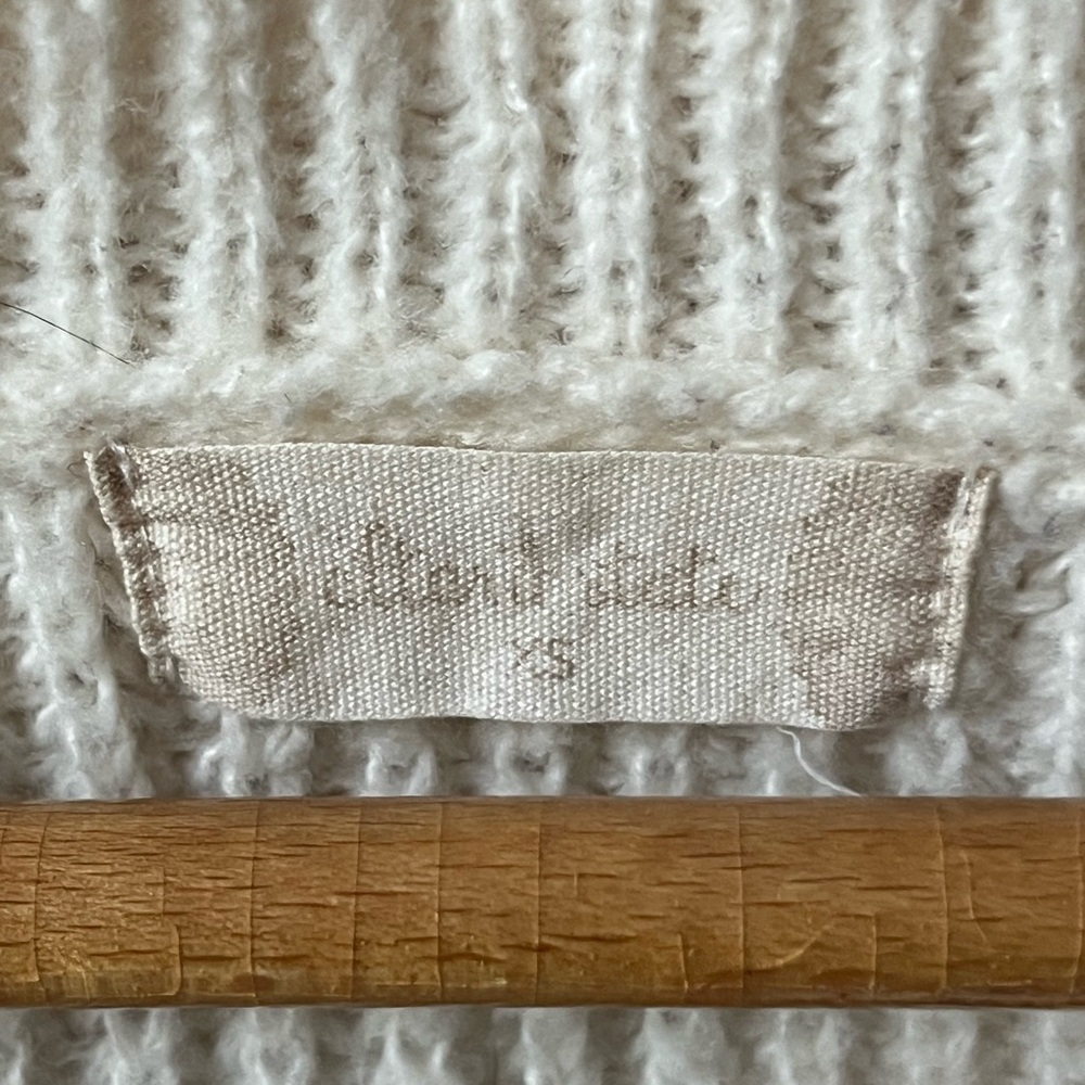 Altar’d State Colorblock Knit Cardigan Sweater - Cream, Mint & Brown - Picture 3 of 4